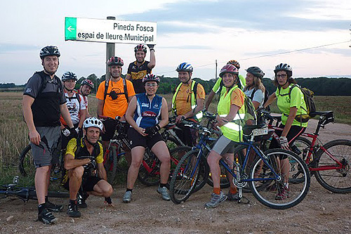 Bicicletada a la Pineda fosca 2 - Dissabte, 30 de juliol de 2011